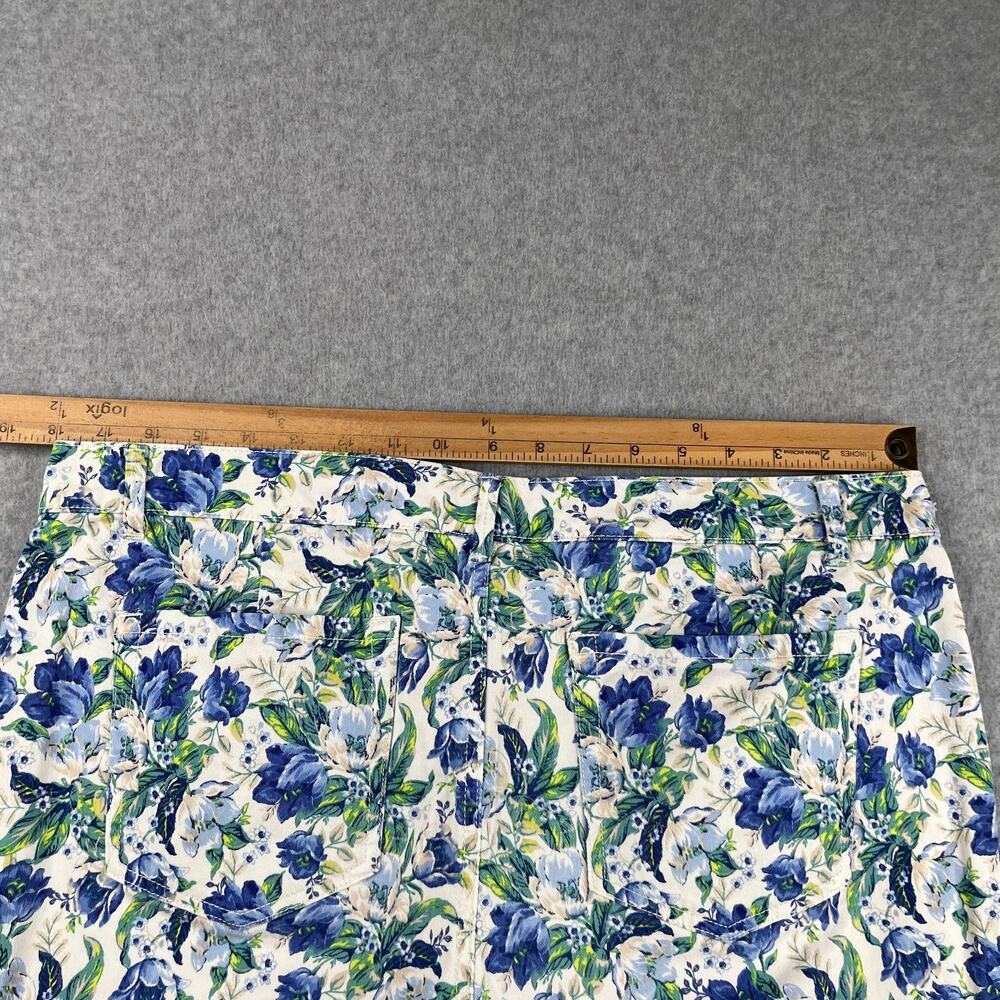 GH Bass CO Jeans Womens Floral Print Casual Size 16 - Picture 8 of 8
